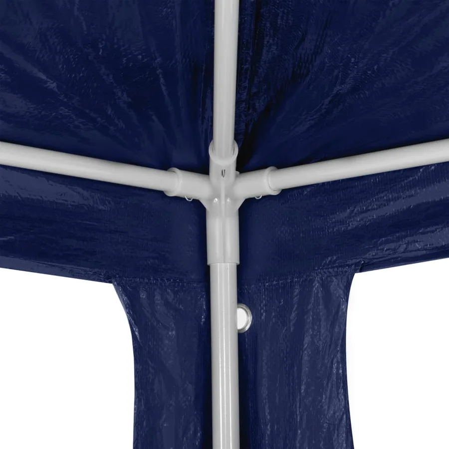 Tonnelle de jardin Tente de réception Chapiteau Bleu 3x3m - 4