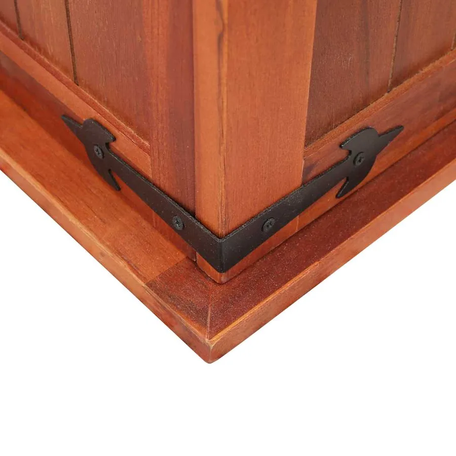 Coffres de rangement 3 pcs Bois d'acacia solide - 14
