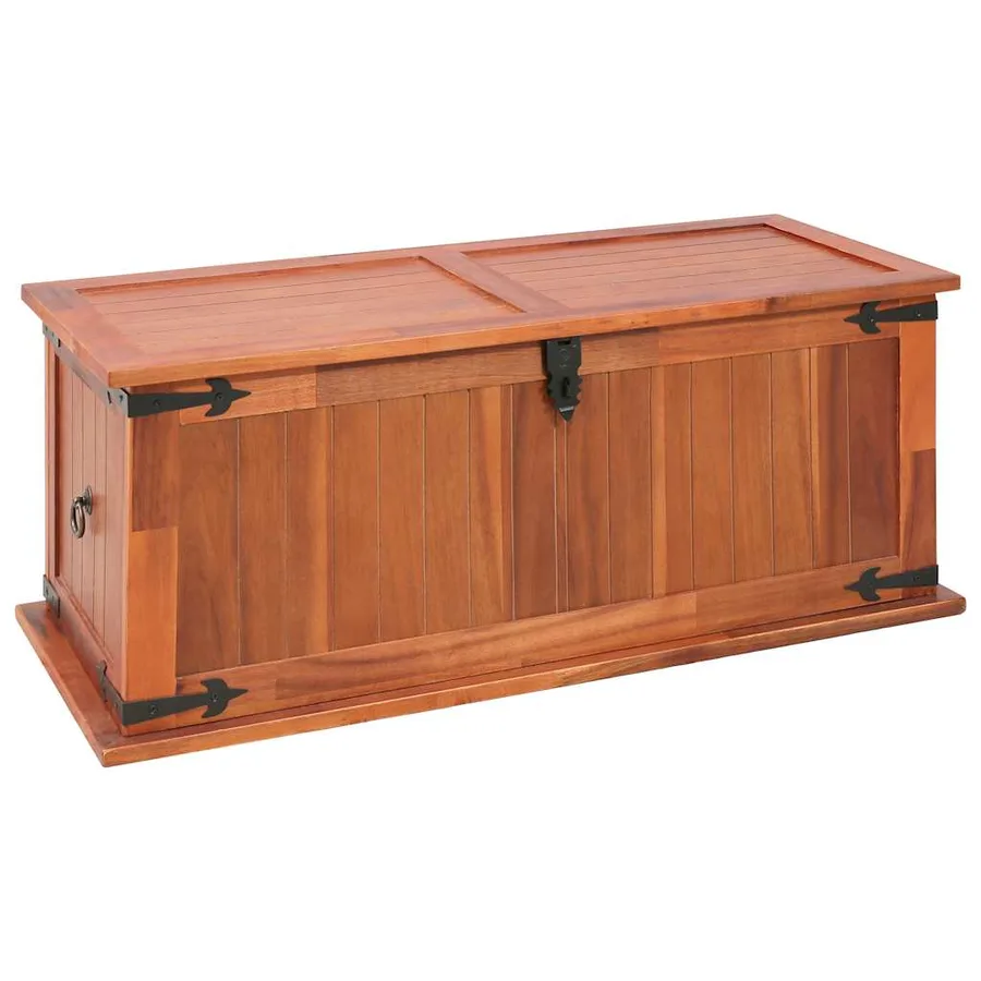 Coffres de rangement 3 pcs Bois d'acacia solide - 9
