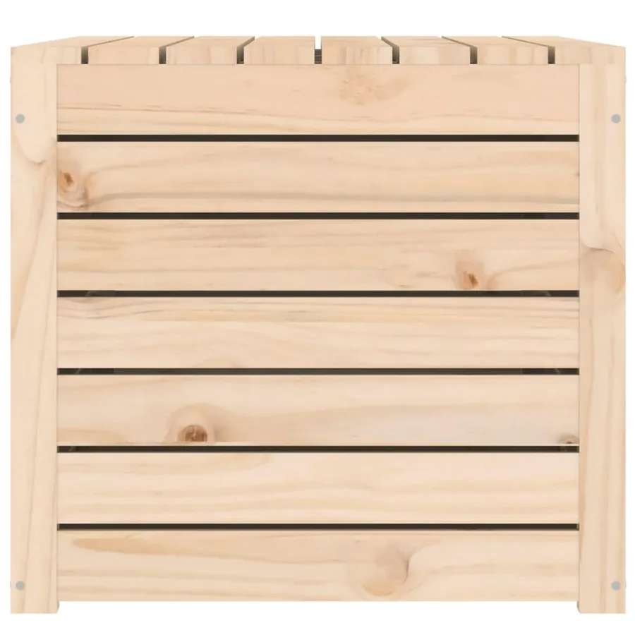 Boîte de jardin 101x50,5x46,5 cm bois massif de pin - 7