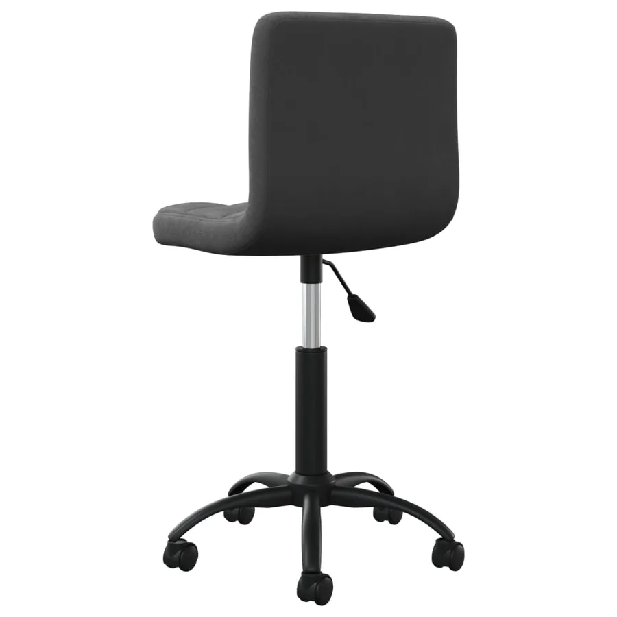 Chaise pivotante de salle à manger Noir Velours - 2