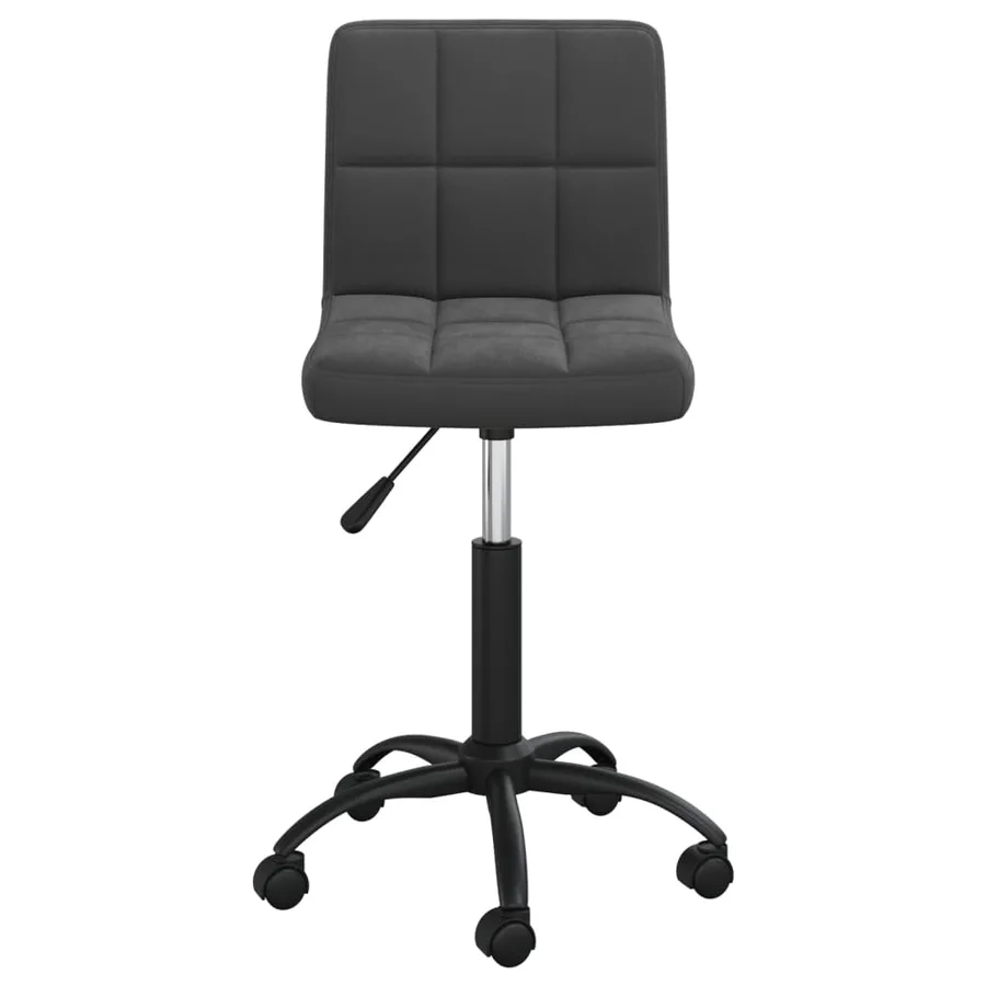 Chaise pivotante de salle à manger Noir Velours - 3
