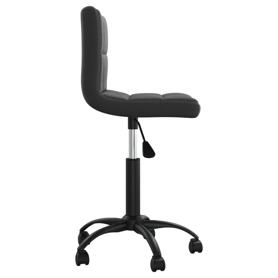 Chaise pivotante de salle à manger Noir Velours - 4