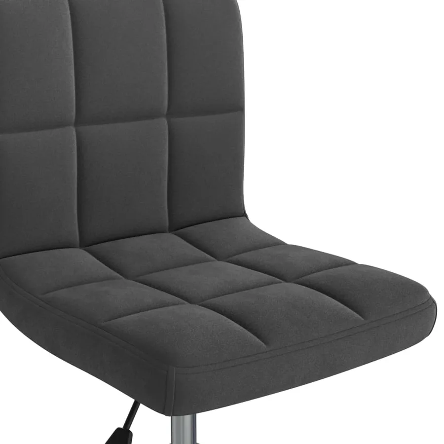 Chaise pivotante de salle à manger Noir Velours - 5