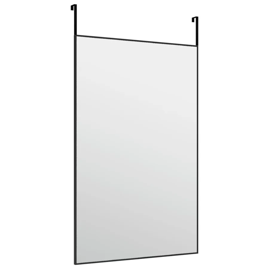 Miroir de porte Noir 50x80 cm Verre et aluminium - 3