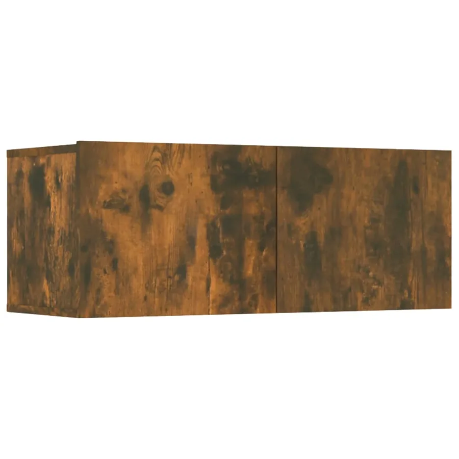 Ensemble de meubles TV 8 pcs Chêne fumé Bois d'ingénierie - 4