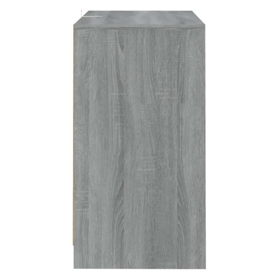 Buffets 2 pcs Sonoma gris 70x41x75 cm Bois d'ingénierie - 5