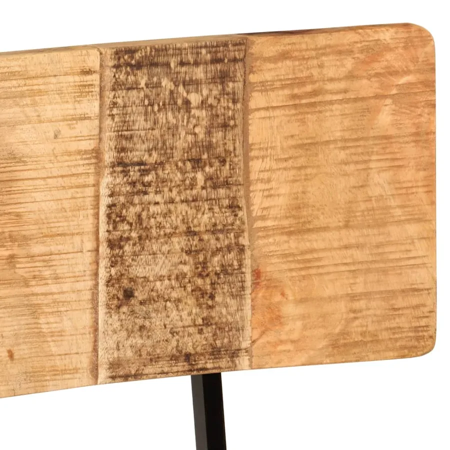 Chaises à manger lot de 2 44x40x80 cm Bois de manguier solide - 5