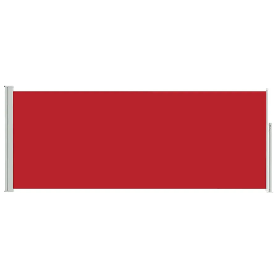 Auvent latéral rétractable 120 x 300 cm Rouge - 4
