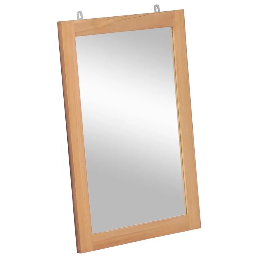 Miroir mural Teck massif 50 x 70 cm - 2