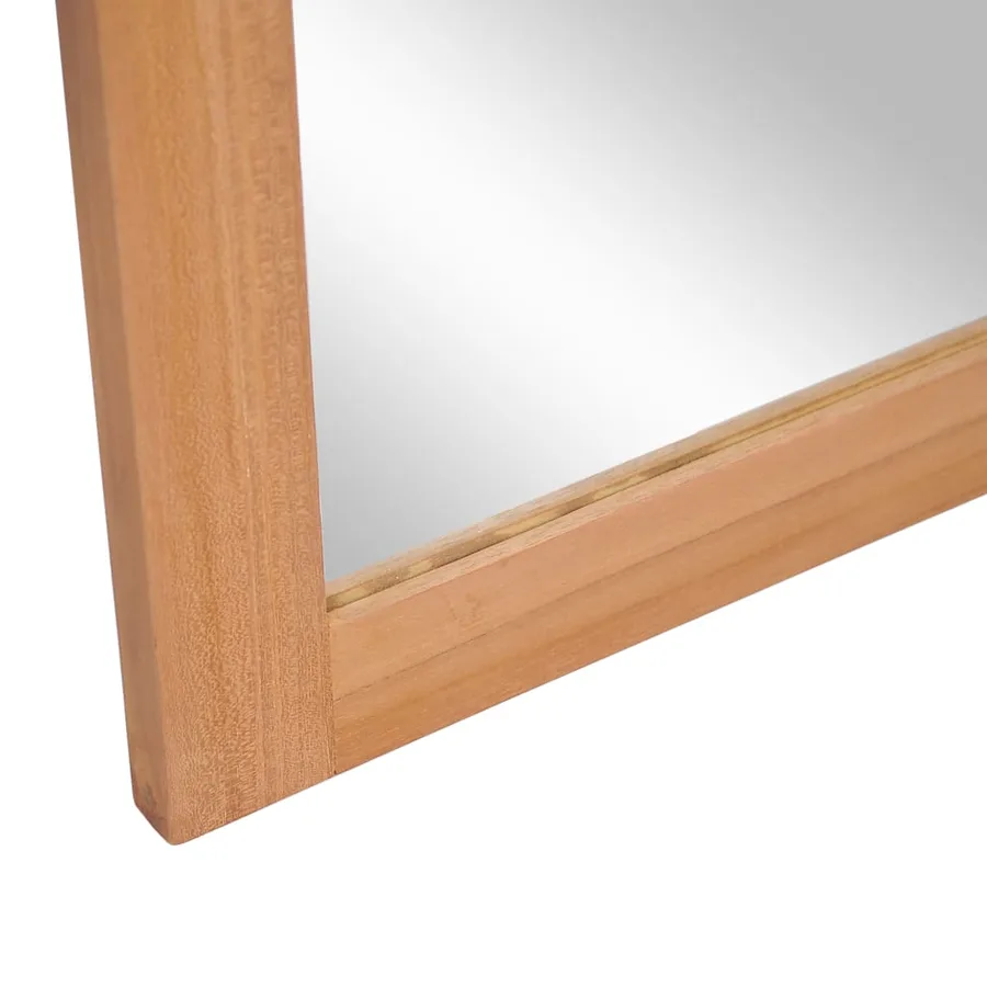Miroir mural Teck massif 50 x 70 cm - 4