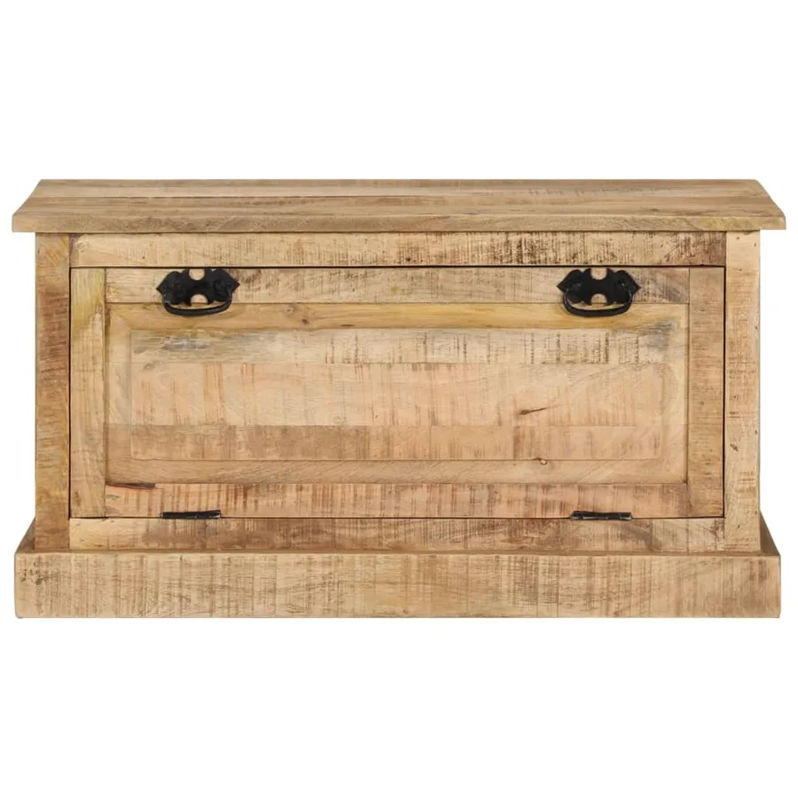 Banc de rangement de chaussures 85x40x45 cm Bois de manguier - 2