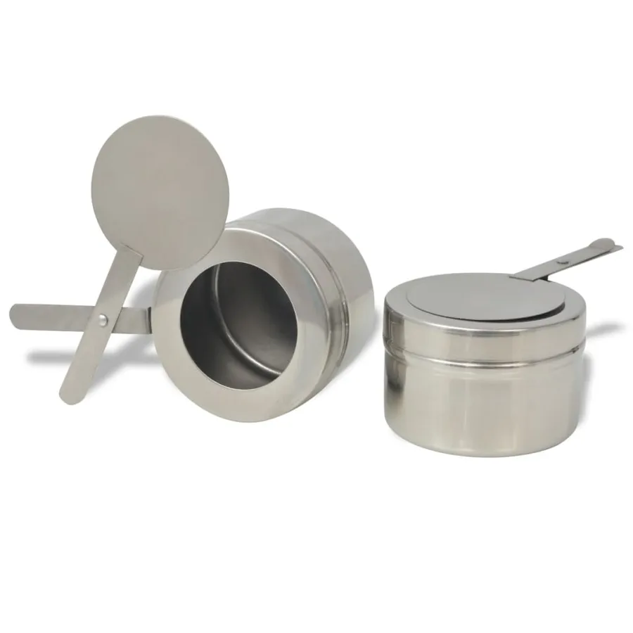 Ensemble de chauffe-plats 3 pcs Acier inoxydable - 11