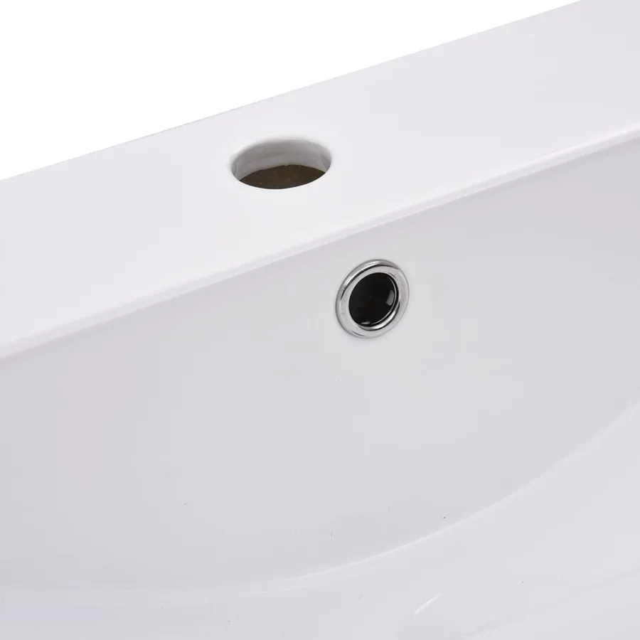 Ensemble de meubles de salle de bain Blanc Bois d'ingénierie - 12
