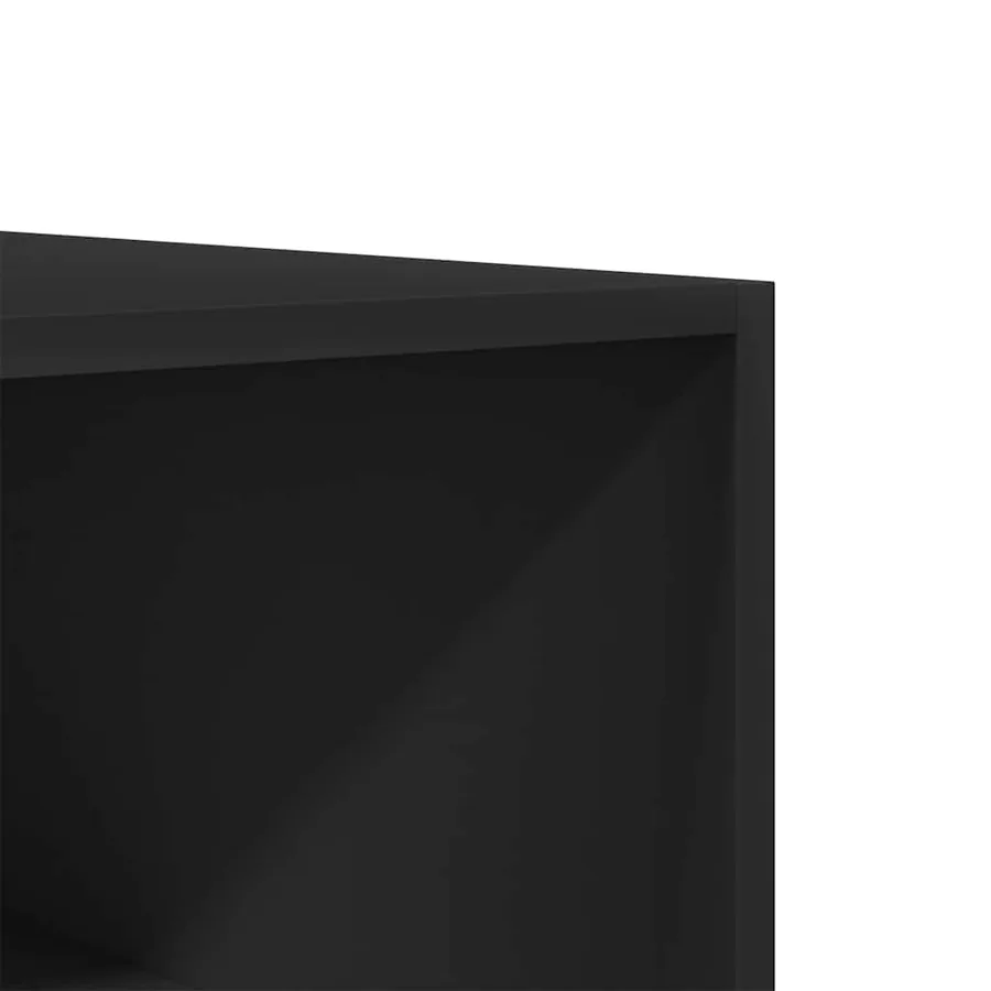 Garde-robe Noir 50x50x200 cm Bois d'ingénierie - 7