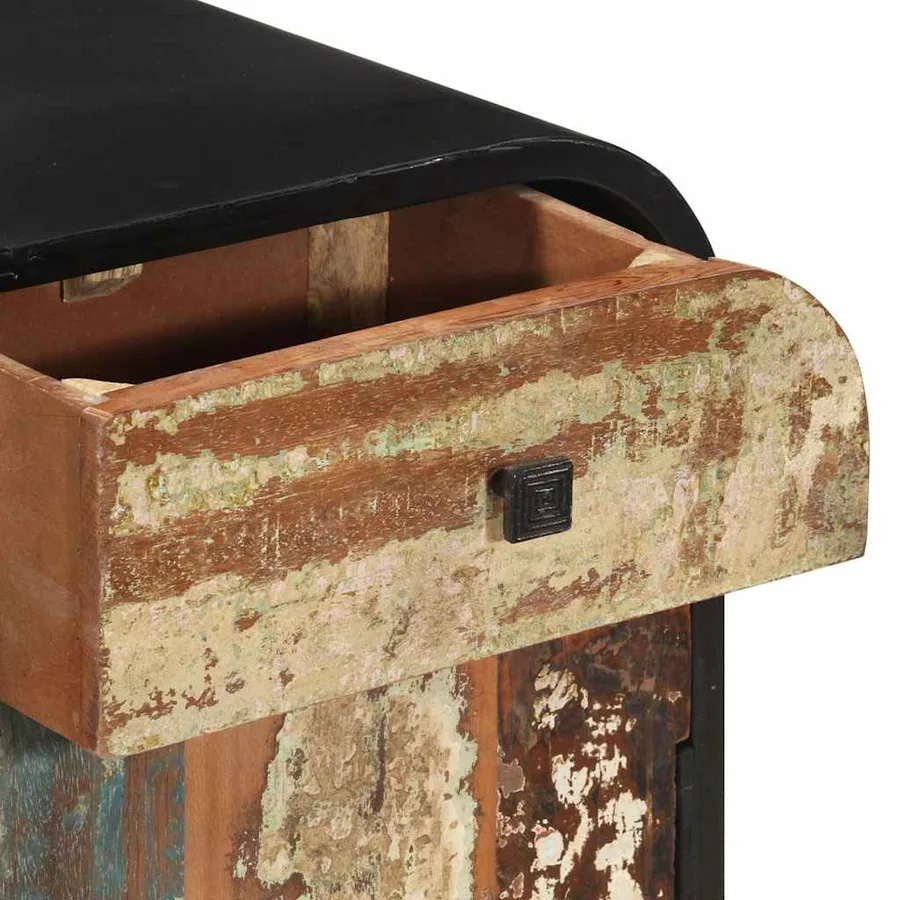 Buffet Bois de récupération solide 140x35x76 cm - 8