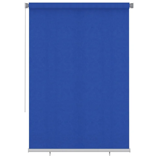 Store roulant d'extérieur 165 (l) x 230 (H) cm bleu HDPE