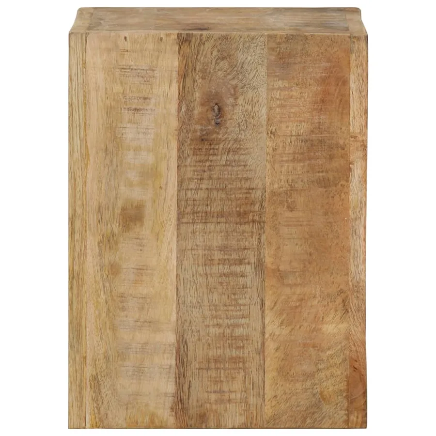 Tabouret 40x30x40 cm Bois de manguier solide - 3