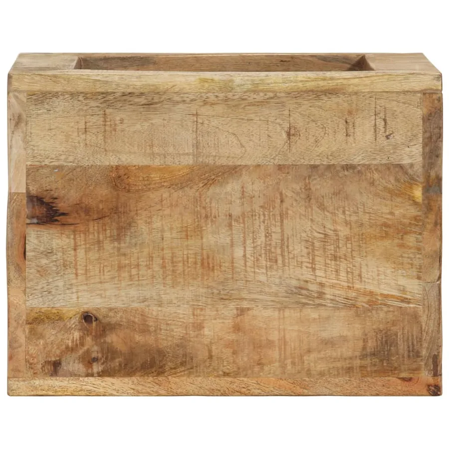 Tabouret 40x30x40 cm Bois de manguier solide - 4