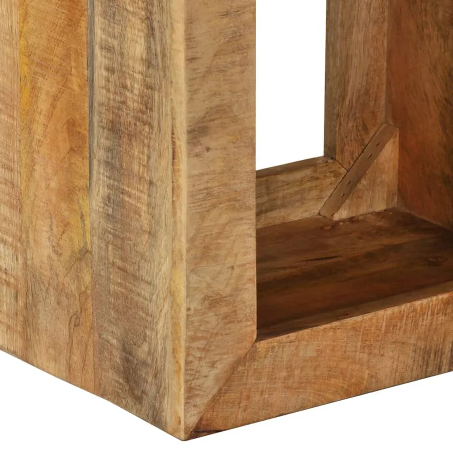 Tabouret 40x30x40 cm Bois de manguier solide - 6