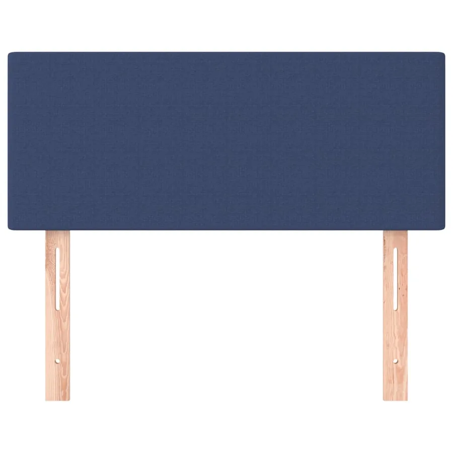 Tête de lit Bleu 100x5x78/88 cm Tissu - 3