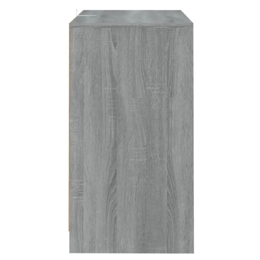 Buffet Sonoma gris 70x41x75 cm Bois d'ingénierie - 4