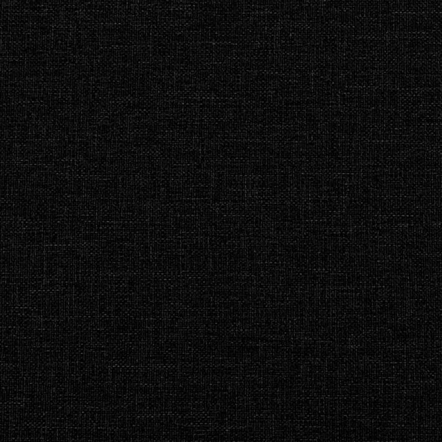 Chaise de relaxation avec tabouret Noir Tissu - 11