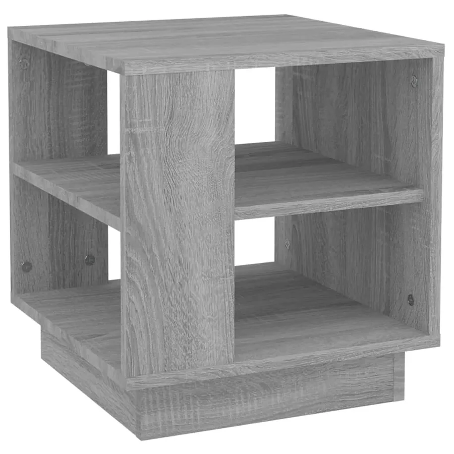 Table basse Sonoma gris 40x40x43 cm Bois d'ingénierie - 2