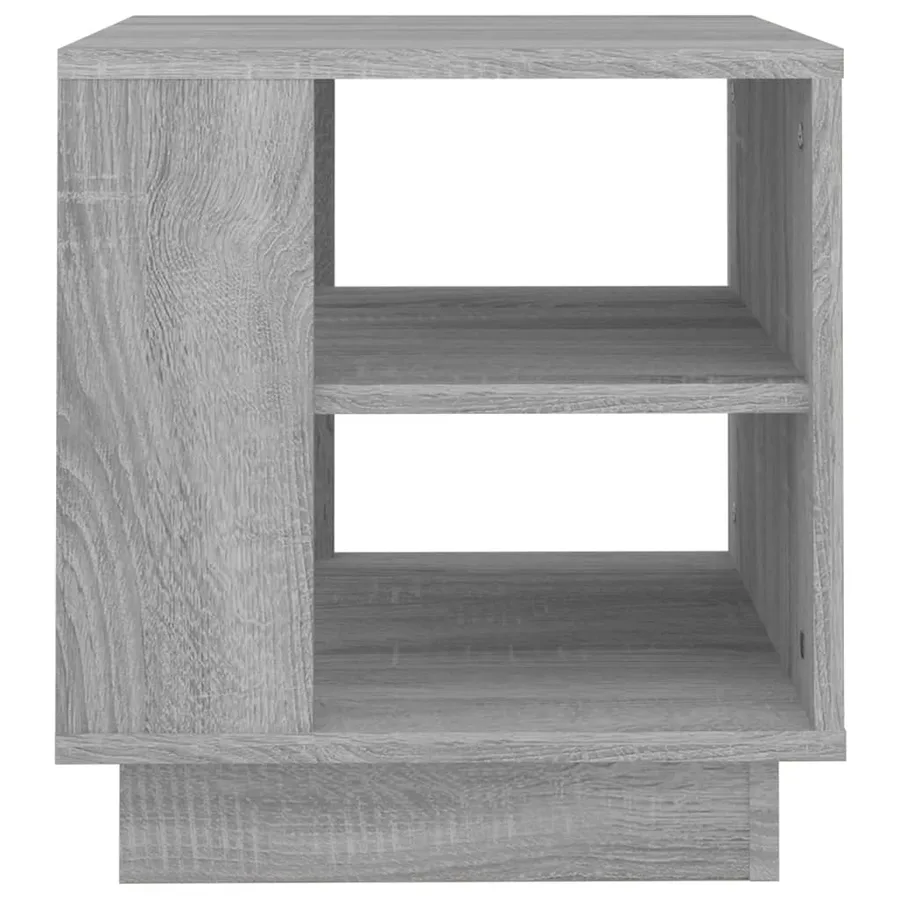 Table basse Sonoma gris 40x40x43 cm Bois d'ingénierie - 4