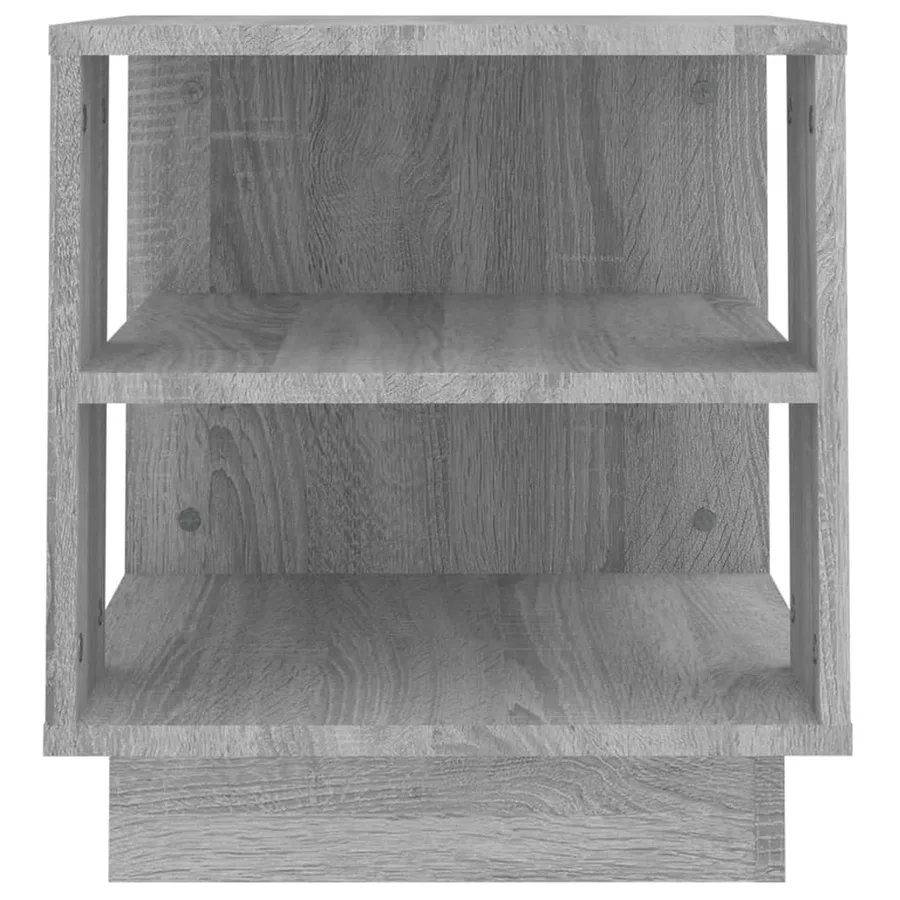 Table basse Sonoma gris 40x40x43 cm Bois d'ingénierie - 5