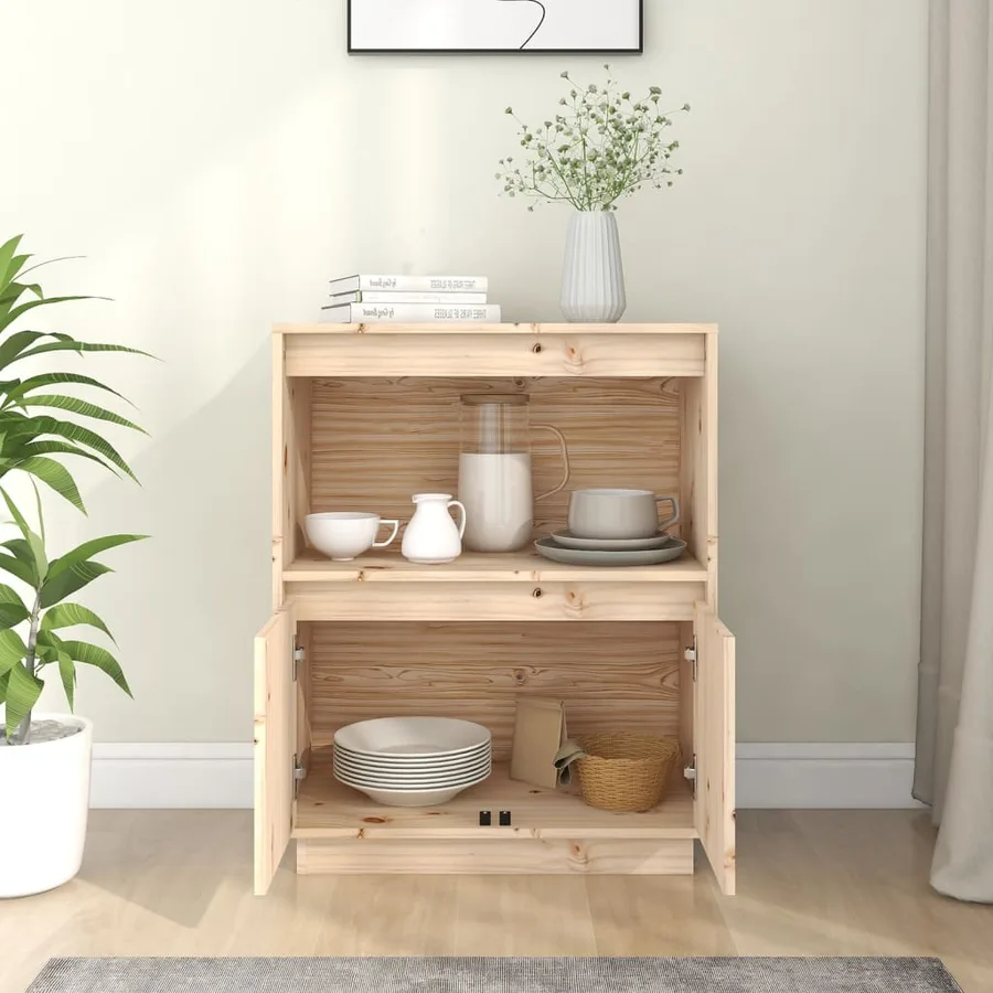 Buffet 60x34x75 cm Bois massif de pin - 3