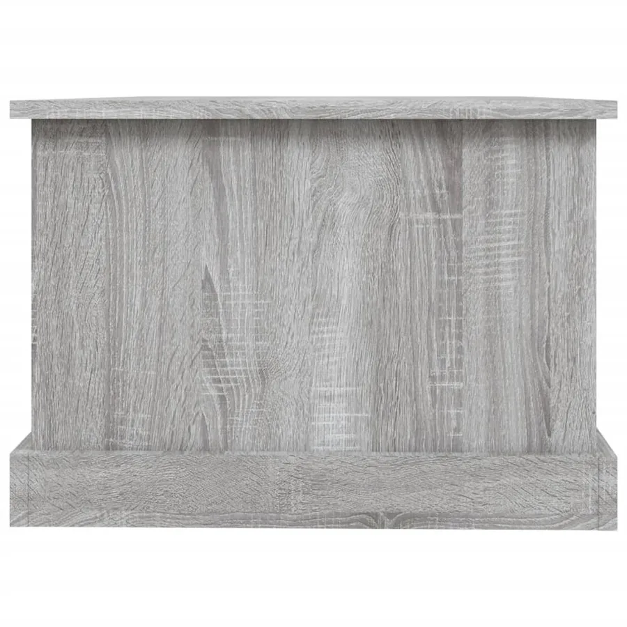 Table basse Sonoma gris 90x50x35 cm Bois d'ingénierie - 8