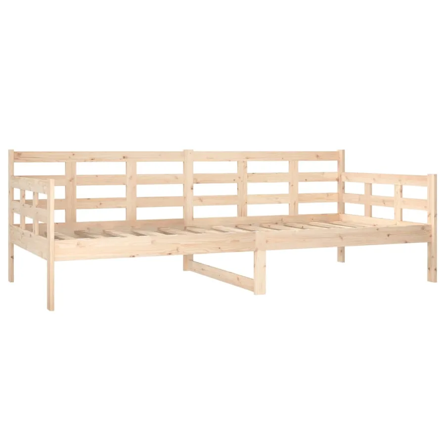 Lit de jour sans matelas bois de pin massif 90x200 cm - 7