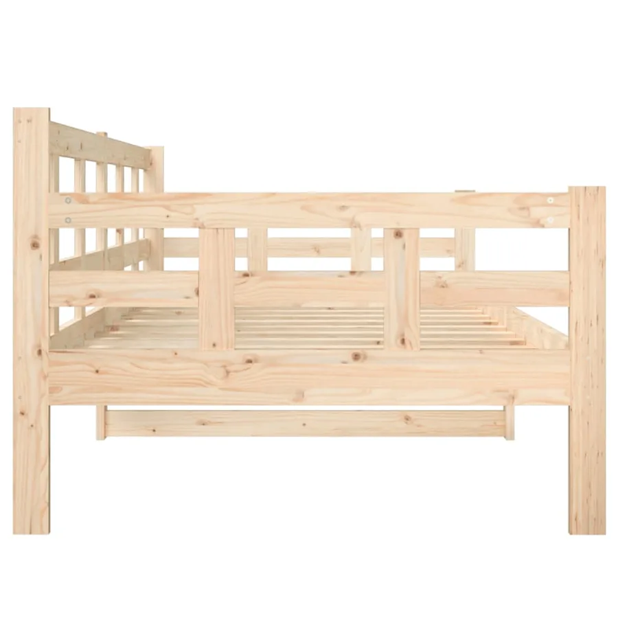 Lit de jour sans matelas bois de pin massif 90x200 cm - 9