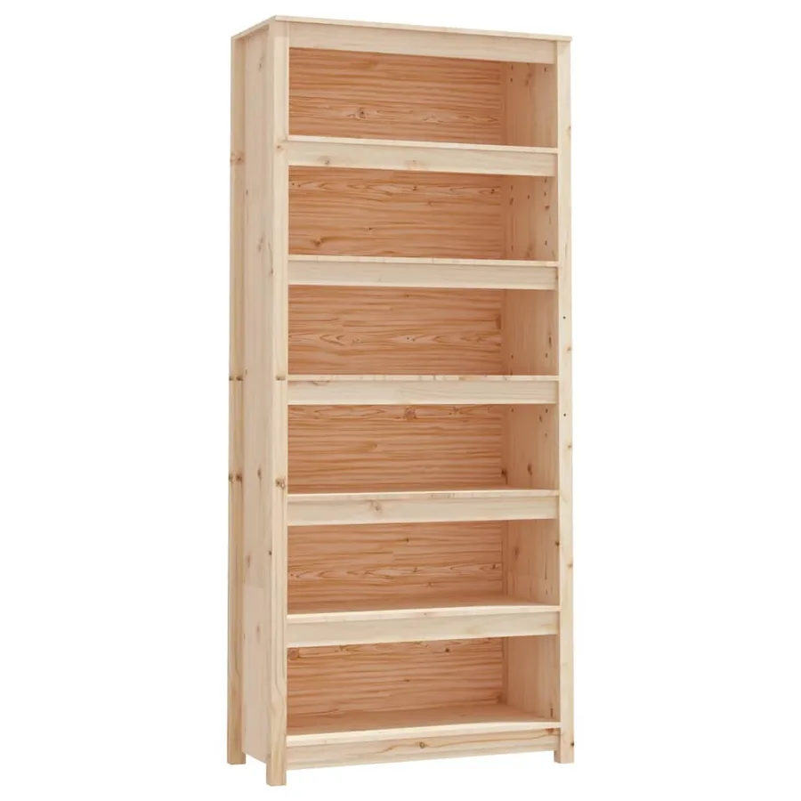 Bibliothèque 80x35x183 cm Bois de pin massif - 2