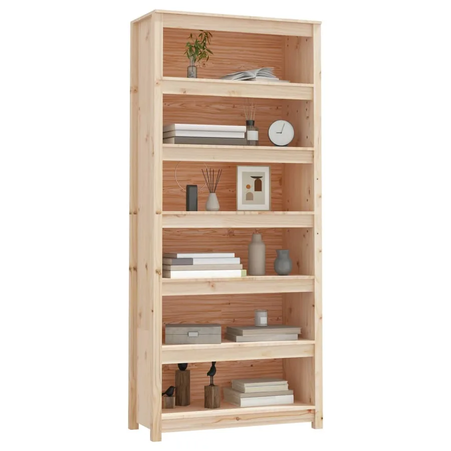 Bibliothèque 80x35x183 cm Bois de pin massif - 4