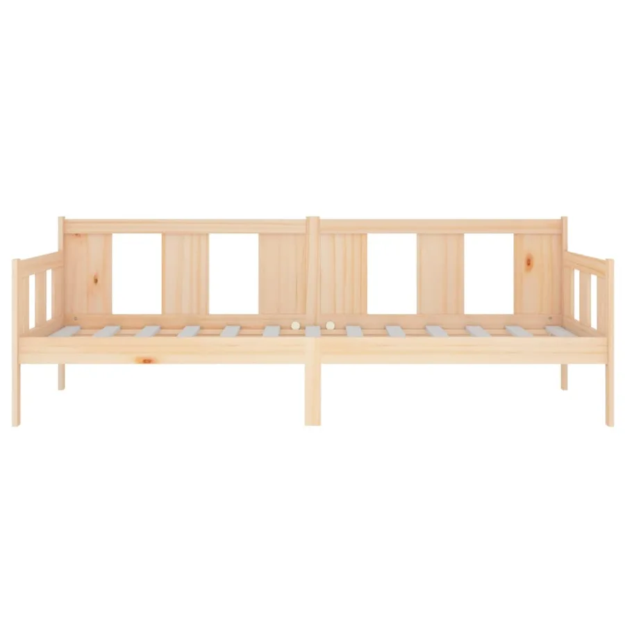 Lit de jour sans matelas bois de pin massif 90x200 cm - 7