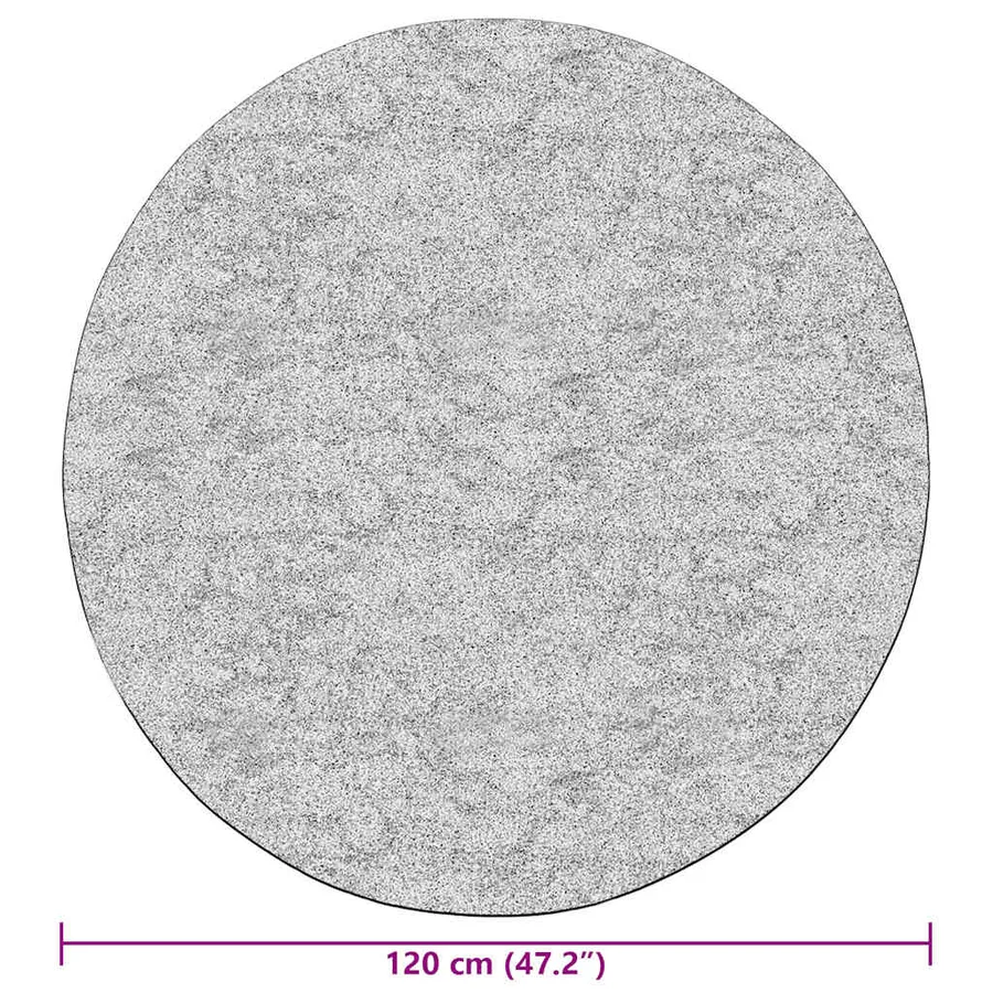 Tapis lavable φ120 cm anthracite - 6