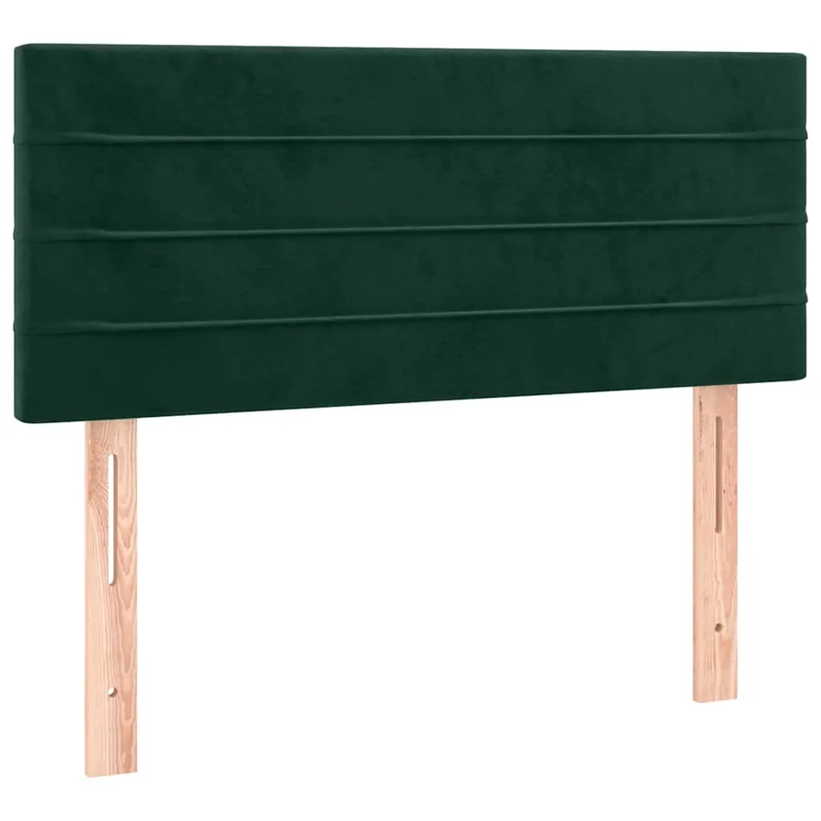 Tête de lit Vert foncé 80x5x78/88 cm Velours - 2
