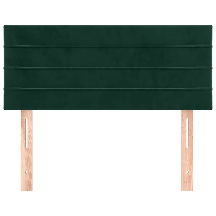 Tête de lit Vert foncé 80x5x78/88 cm Velours - 3