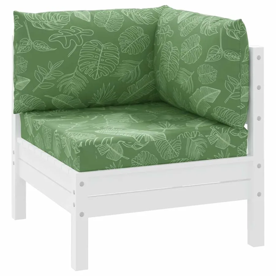 Coussins de palette lot de 3 motif de feuilles tissu Oxford - 3