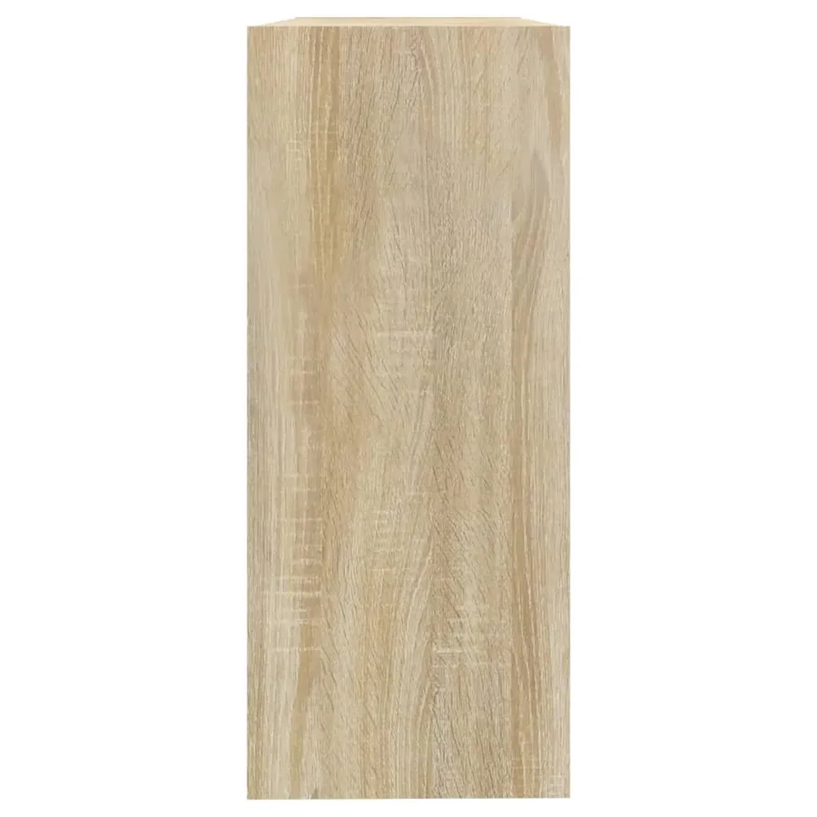 Bibliothèque/Séparateur de pièce chêne sonoma 100x30x72 cm - 4