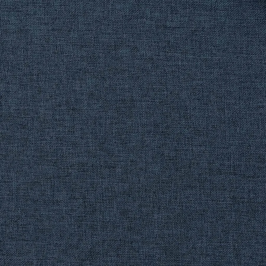 Rideau occultant d'aspect de lin avec crochets Bleu 290x245 cm - 4