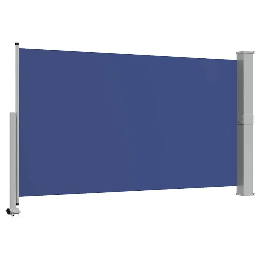 Auvent latéral rétractable de patio 140 x 300 cm Bleu - 7