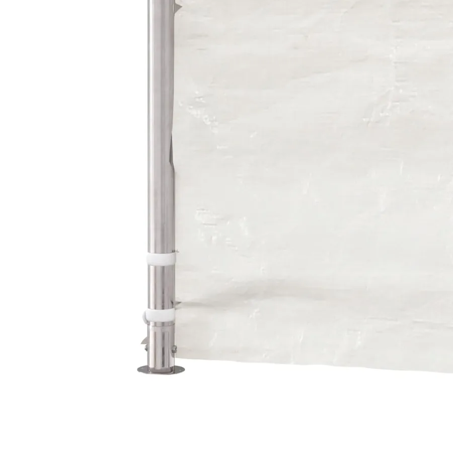 Belvédère avec toit blanc 6,69x2,28x2,69 m polyéthylène - 6