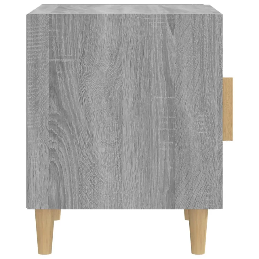 Table de chevet Sonoma gris Bois d'ingénierie - 4