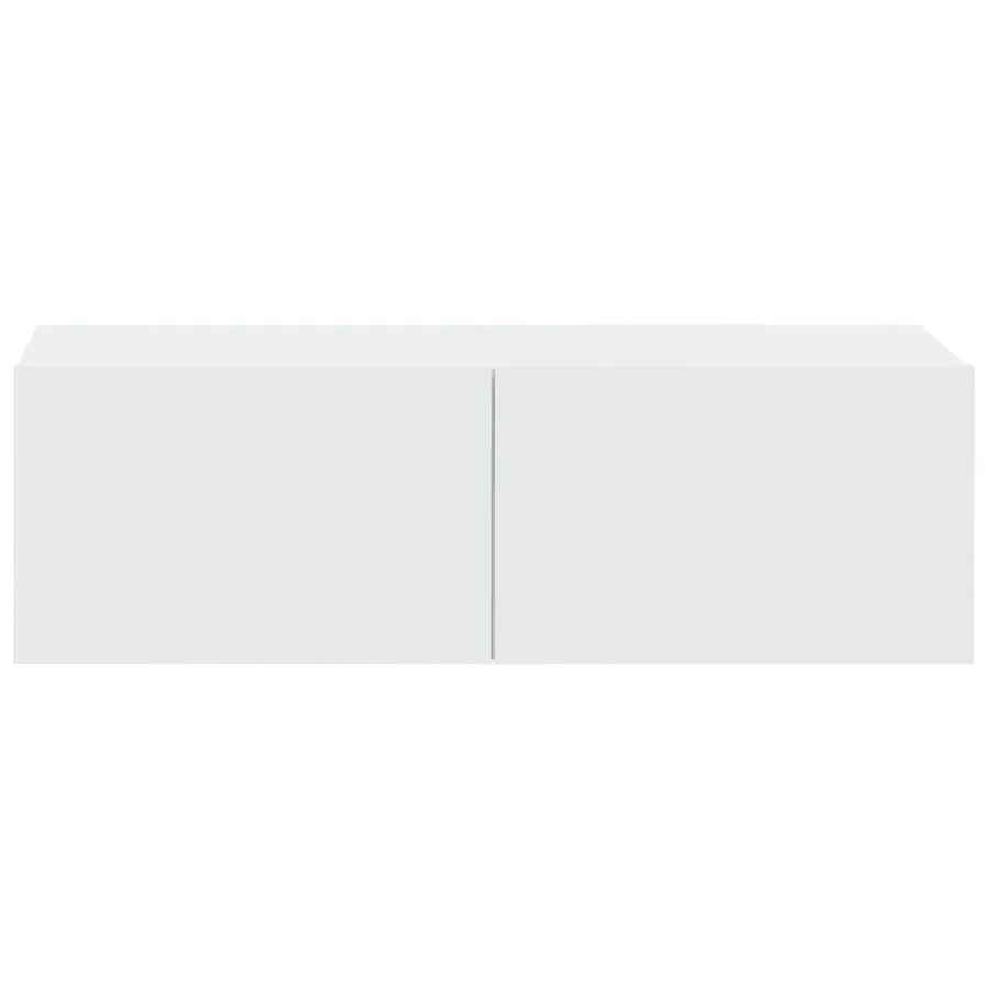Meubles TV muraux 4 pcs blanc 100x30x30 cm - 5