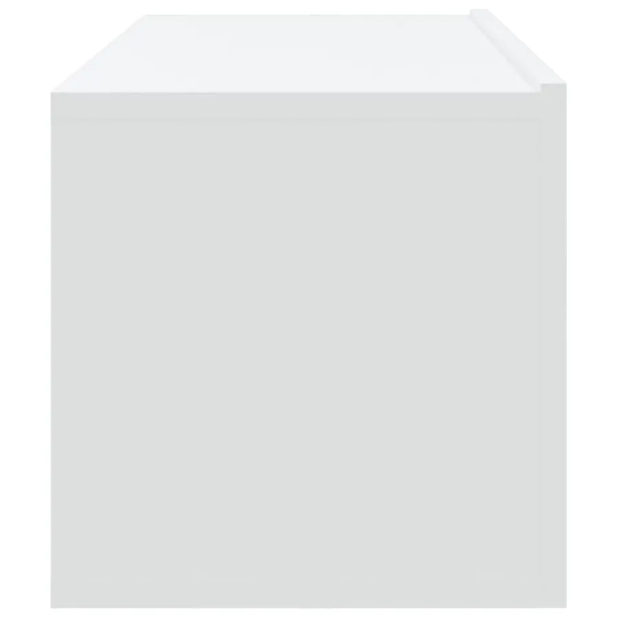 Meubles TV muraux 4 pcs blanc 100x30x30 cm - 6