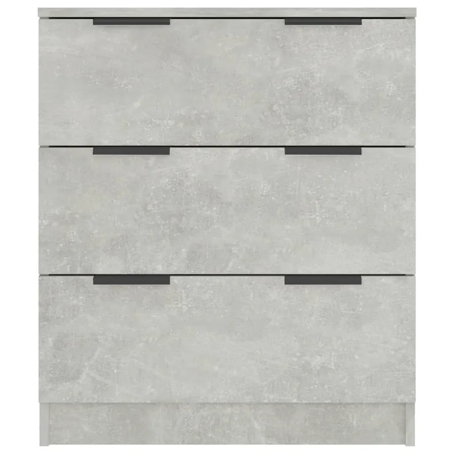 Buffet Gris béton 60x30x70 cm Bois d'ingénierie - 5