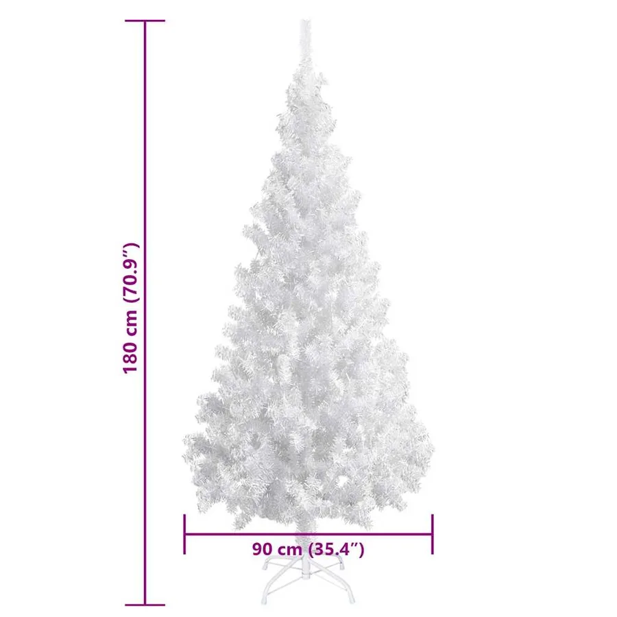Arbre de Noël artificiel pré-éclairé/boules 180 cm 620 branches - 14